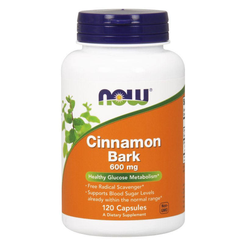 NOW FOODS Kaneelikoore ekstrakt 600 mg 120 kapslit