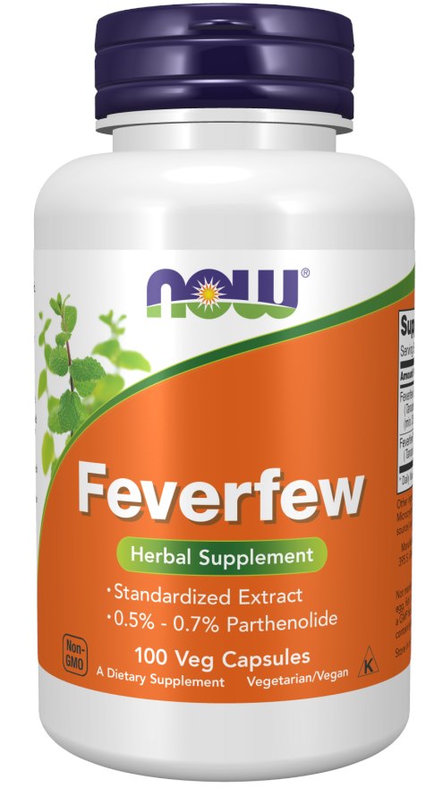 NOW FOODS Feverfew - nepetos ürdiekstrakt 175 mg 100 kapslit