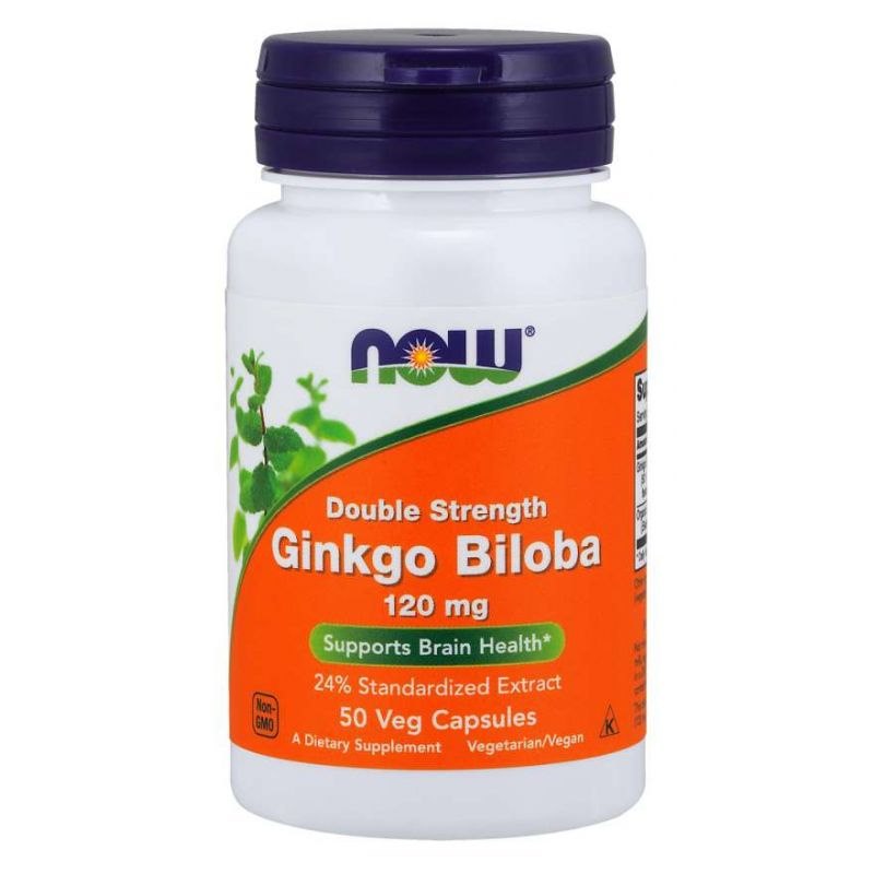 NOW FOODS standardiseeritud ginkgolehe ekstrakt 50:1 – ginkgo 50 kapslit