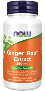 NOW FOODS ingveri juure ekstrakt 250 mg 90 kapslit
