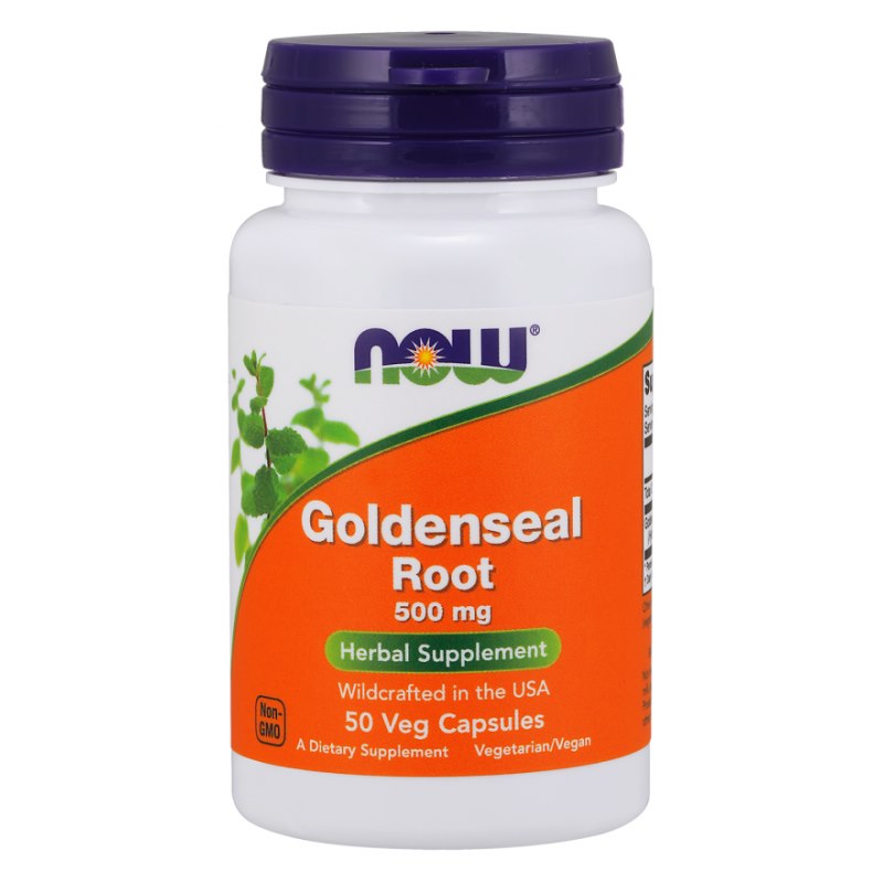 NOW FOODS Kuldjuure juur 500 mg 50 kapslit
