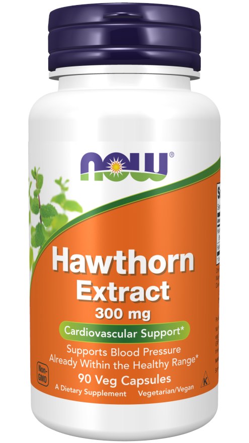 NOW FOODS Hawthorn Extract 300 mg 90 kapslit