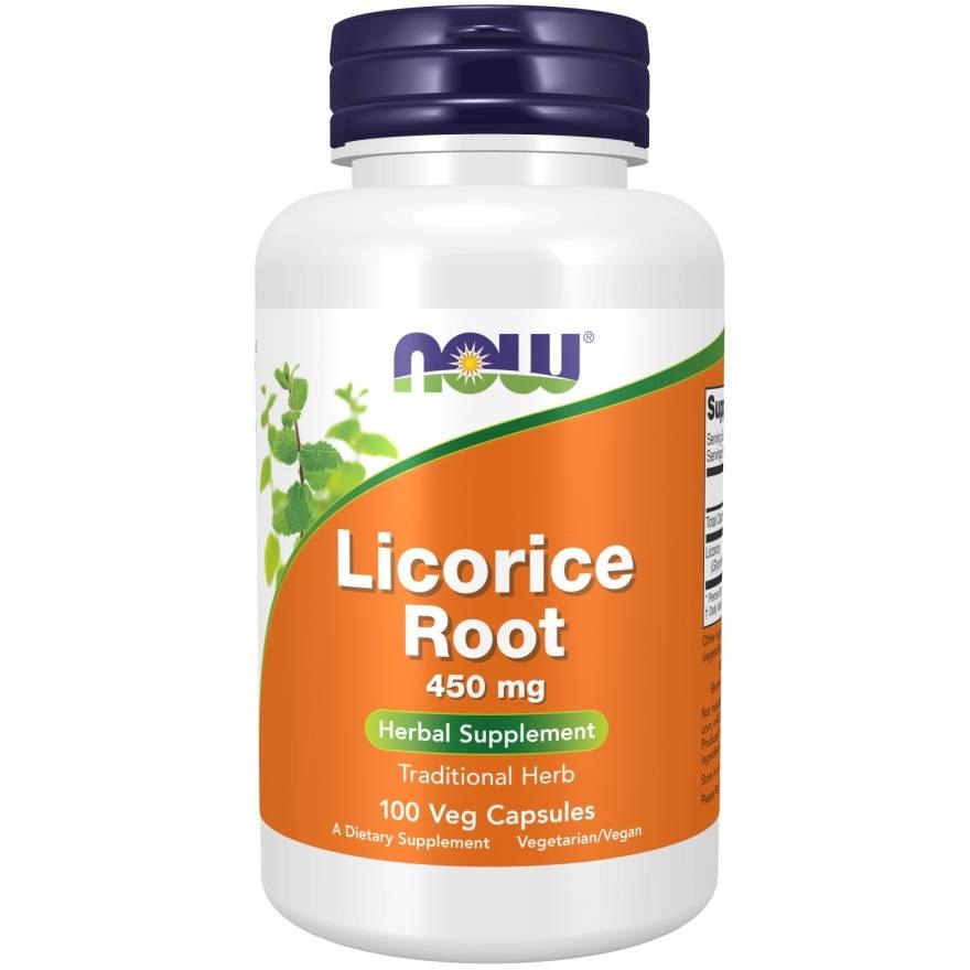 NOW FOODS Lagritsajuur 450 mg 100 kapslit