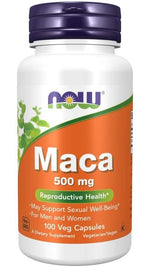 NOW FOODS Maka juur 500 mg 100 kapslit