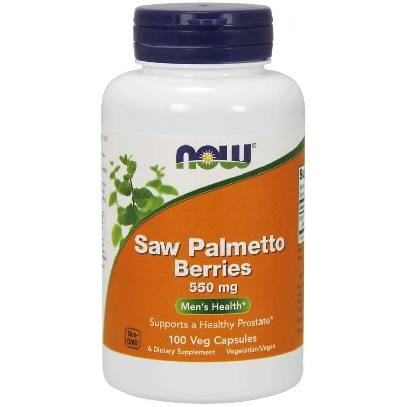 Now Foods Saw Palmetto marjad - Saw Palmetto marjad 550 mg 100 kaps.