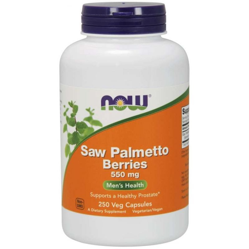 Now Foods Saw Palmetto marjad – Saw Palmetto marjad 550 mg 250 kapslit
