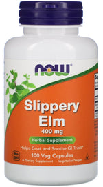 Now Foods Slippery Elm 400 mg 100 kapslit