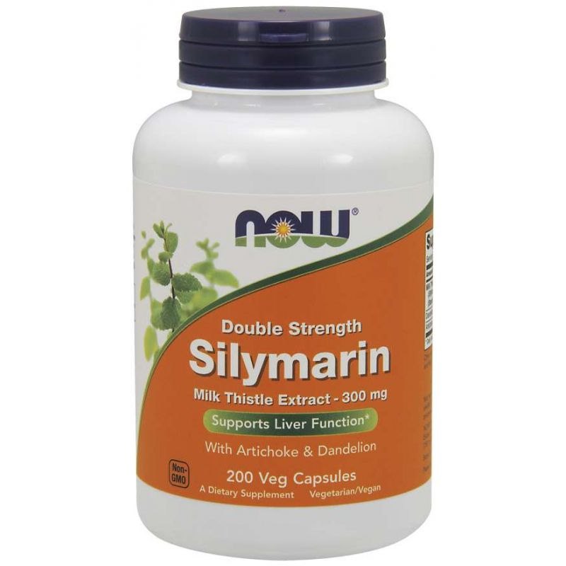 Now Foods silymariin – piimohaka silymariin + võilillejuur + artišokk, 200 kaps.