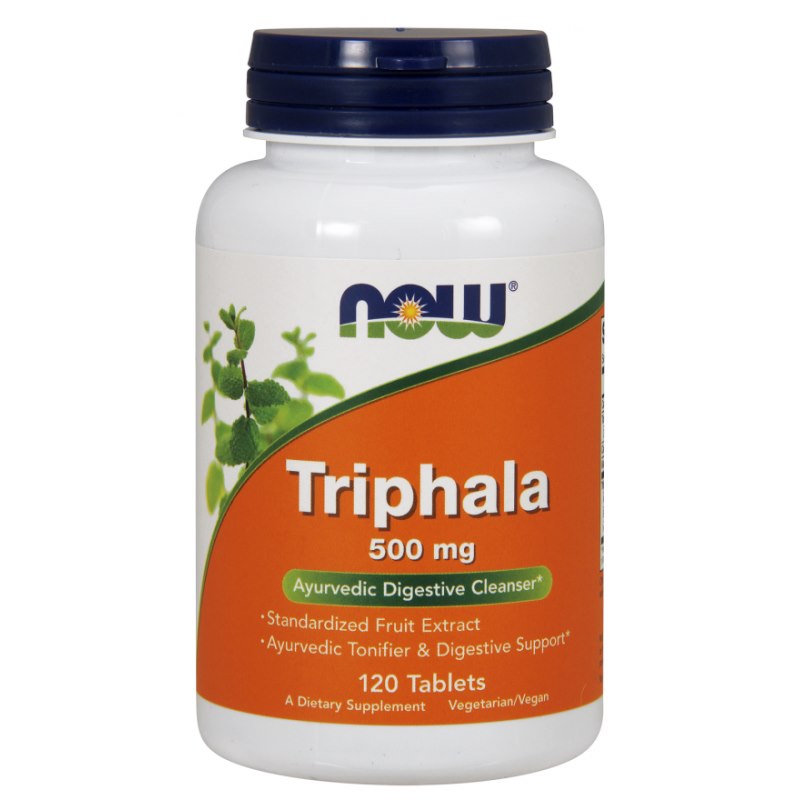 Now Foods Triphala puuviljad 500 mg 120 tabletti
