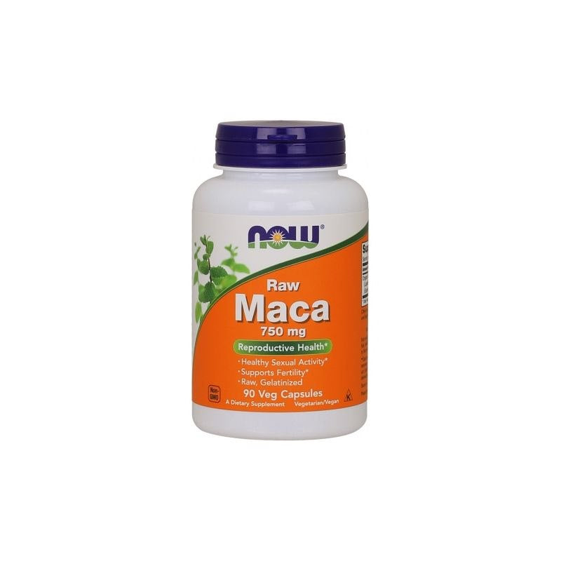 NOW FOODS Maca juure 750 mg 6:1 ekstrakt 90 kapslit