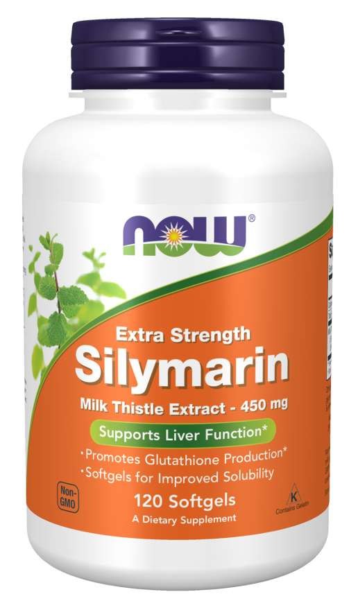 Now Foods silimariin – piimaohaka silimariin 120 kaps.