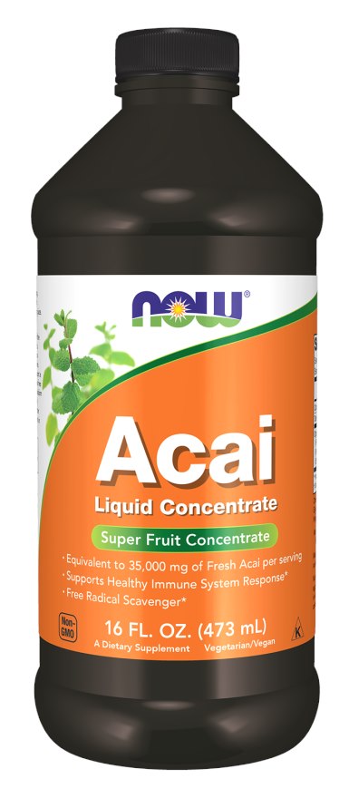 Now Foods Acai vedel kontsentraat – Acai vedel kontsentraat 473 ml