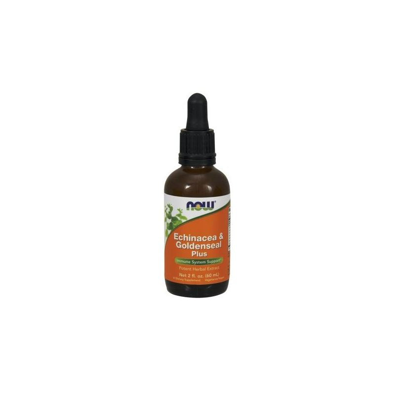 NOW FOODS Echinacea ja Goldenseal Extract Plus – Purpur-siilkübar ja Kuldsõõr 60 ml