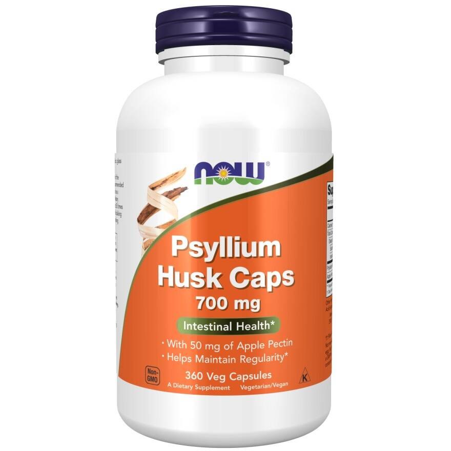 Now Foods Psyllium Husk and Pectin - Psyllium Husk 700 mg + pektiin 360 kaps.
