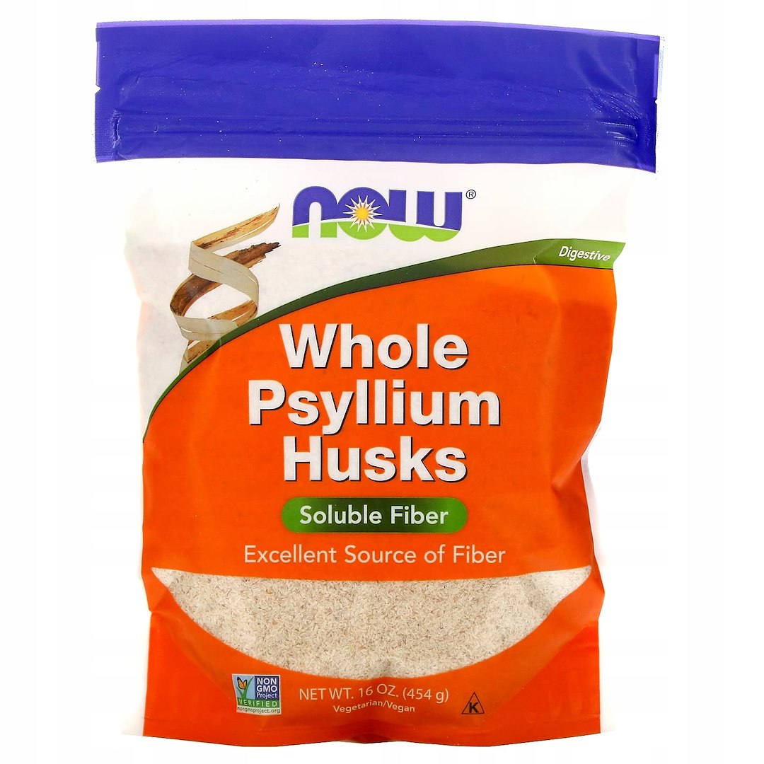 Now Foods terve psülliumi kestad 454 g