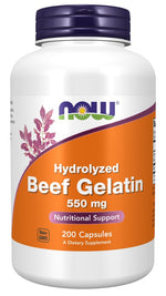 NOW FOODS veiseželatiin - veiseželatiin 550 mg 200 kaps.