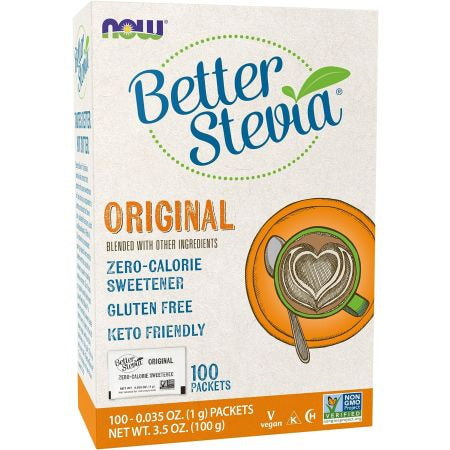 NOW FOODS Better Stevia Original – Stevia – Looduslik magusaine 100 pakki