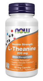 Now Foods topelt tugevusega L-teaniin 200 mg - L-teaniin 200 mg 90 kapslit