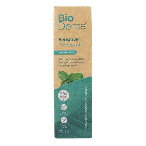 BECONFIDENT BioDenta tundliku naha hambapasta värske mündimaitsega 75 ml