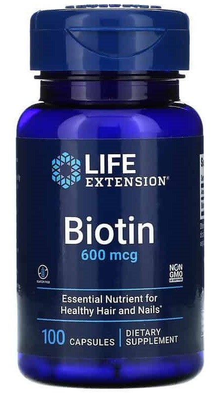Life Extension Biotiin - Biotiin 100 kapslit