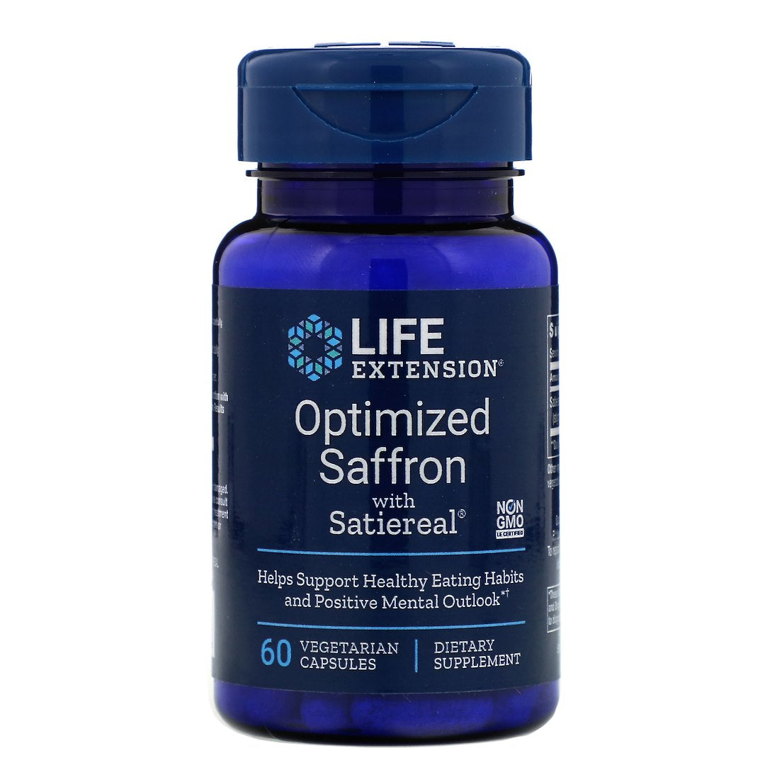Life Extension safran – optimeeritud safran koos Satirealiga 60 kapslit