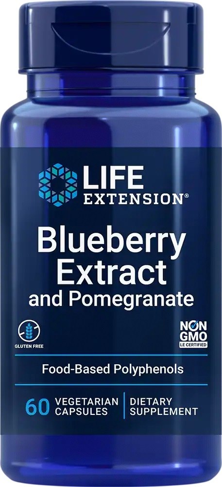 Life Extension Mustika- ja granaatõunaekstrakt 60 kapslit