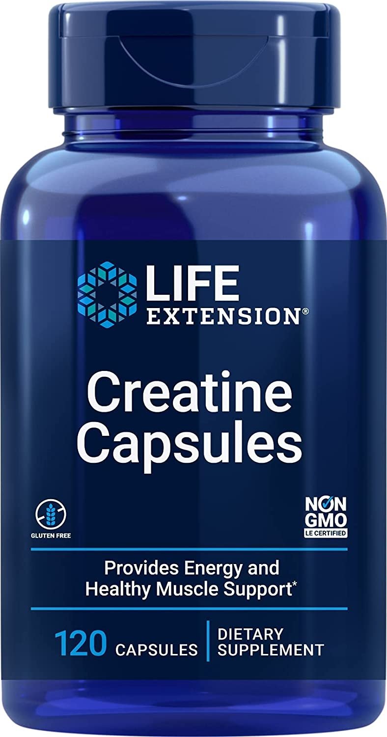 Life Extension Creatine - kreatiinikapslid 120 kapslit
