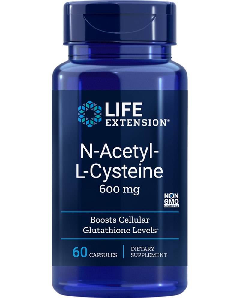 Life Extension NAC - N-atsetüül-L-tsüsteiin 60 kapslit