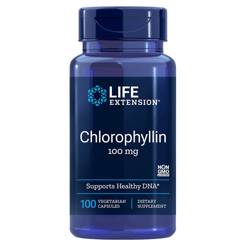 Life Extension klorofülliin – klorofülliin 100 mg 100 kapslit