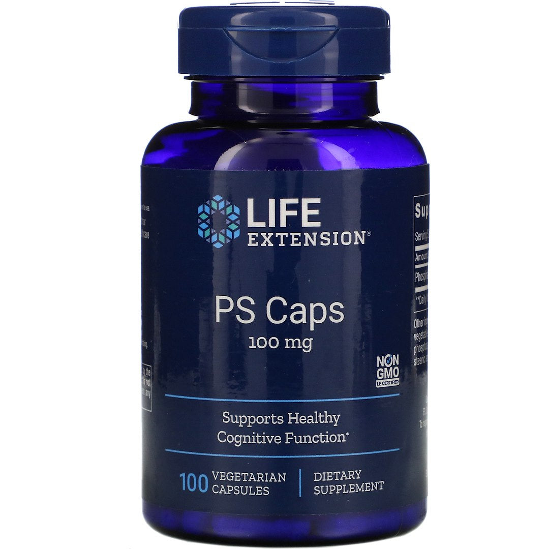 LIFE EXTENSION PS kapslid – Fosfatidüülseriin 100 kapslit