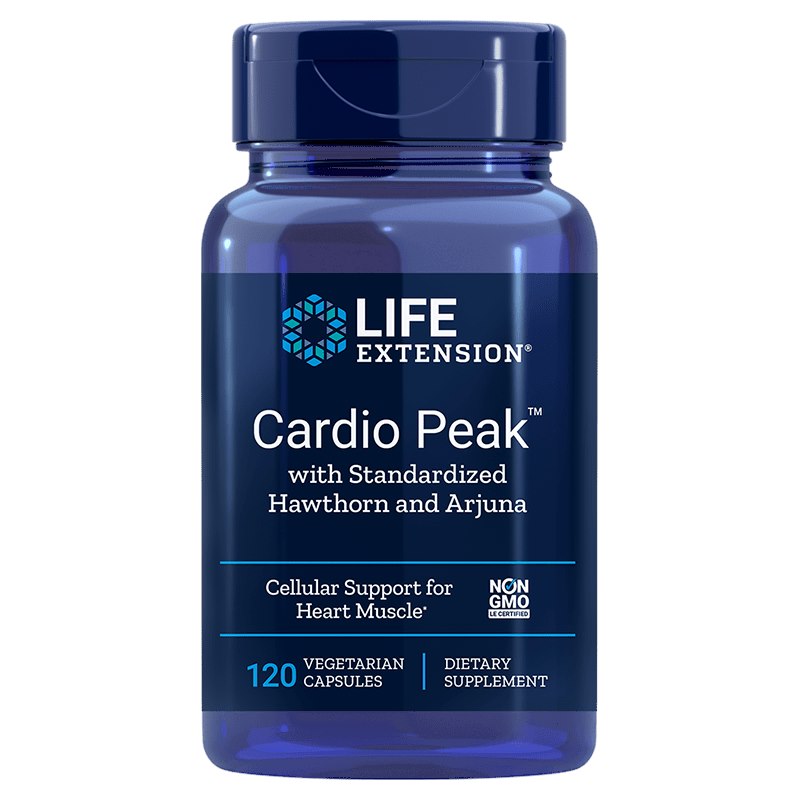 LIFE EXTENSION Cardio Peak – südame-veresoonkonna toetus 120 kapslit