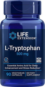 Life Extension L-trüptofaan 500 mg 90 kapslit