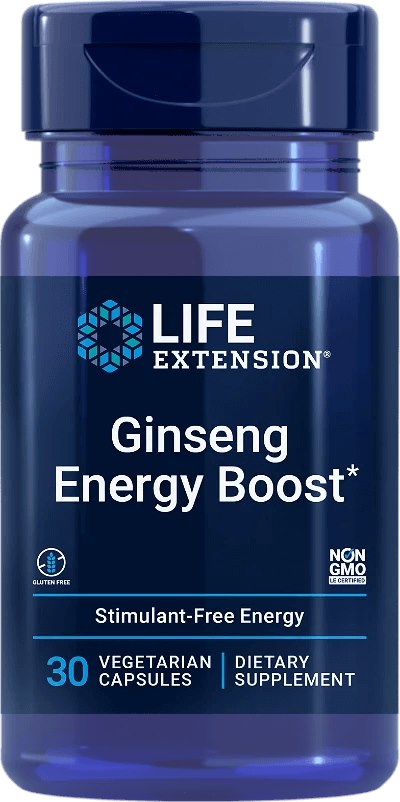 Life Extension Ženšenni energiatugevdaja 30 kapslit