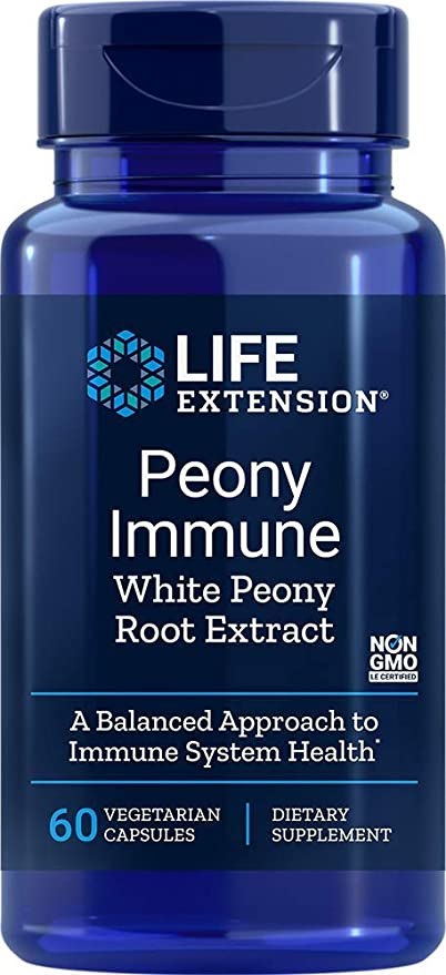Life Extension Peony Immune – valge pojengi ekstrakt 60 kapslit