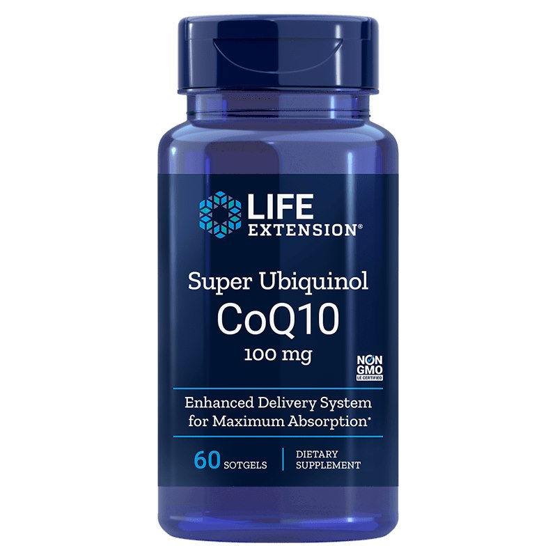 Life Extension Super Ubiquinol CoQ10 100 mg 60 kapslit