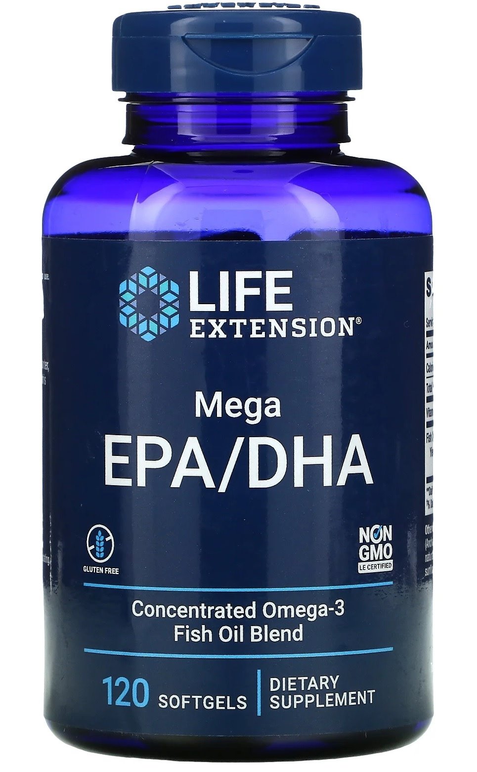 Life Extension Mega EPA/DHA 120 kapslit