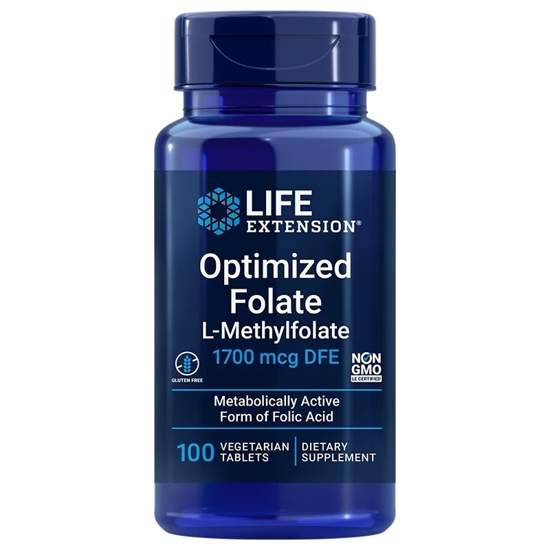 Life Extension Folic Acid – Optimized Folate 100 tabletti