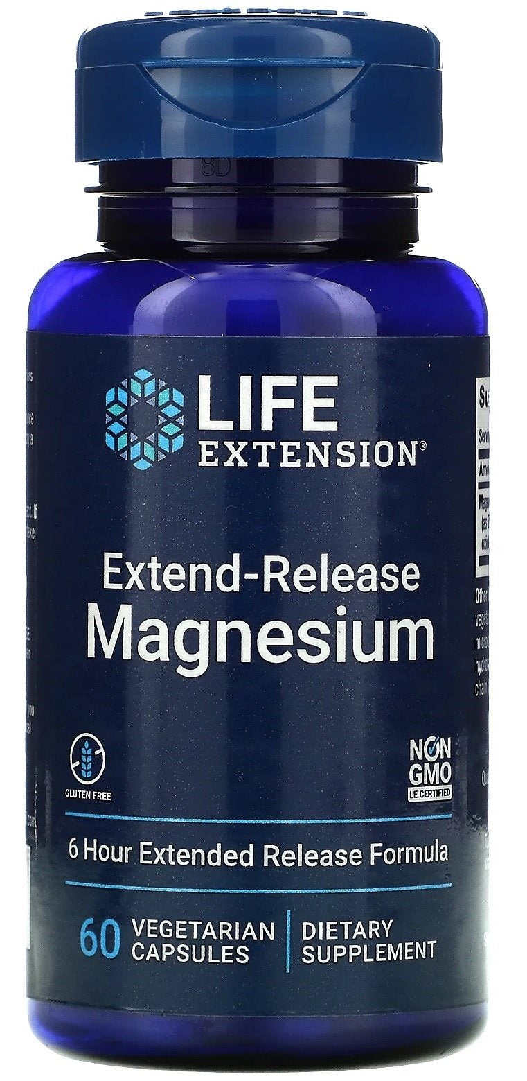 Life Extension Pika vabanemisega magneesium 60 kapslit