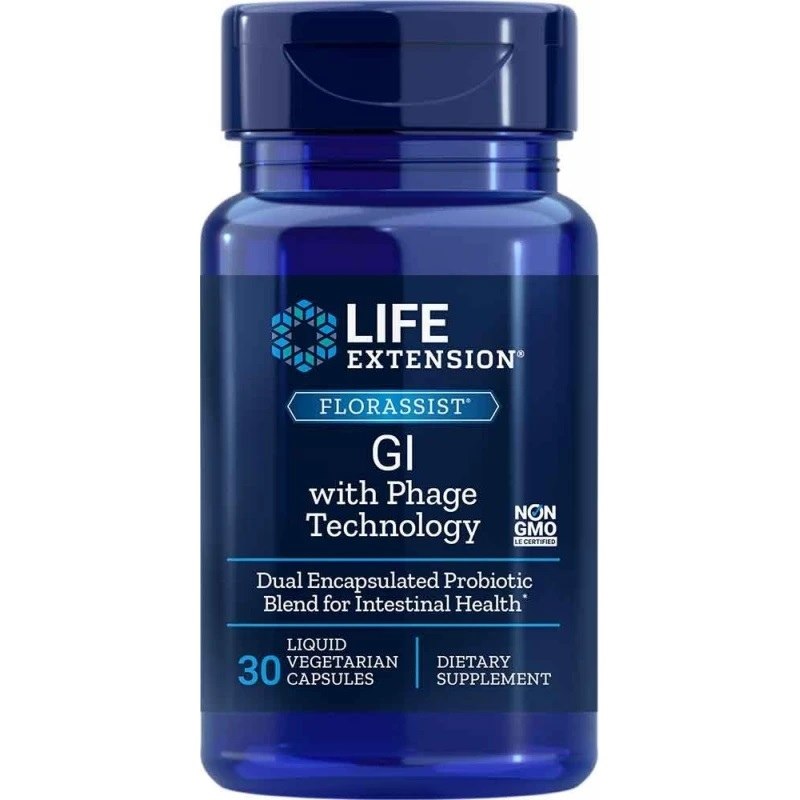 Life Extension Florassist Gl fagosüsteem 30 kapslit