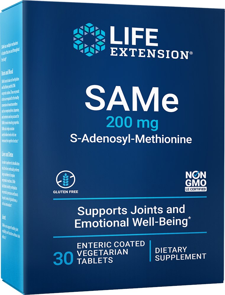 Life Extension SAMe 200 mg 30 tabletti