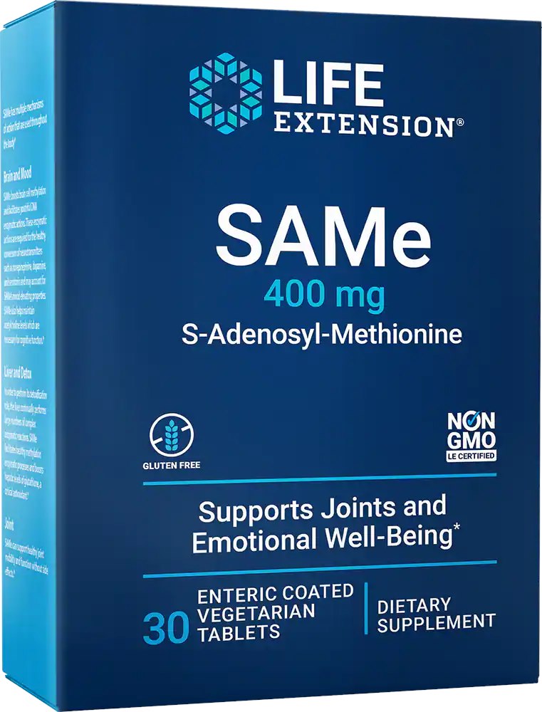 Life Extension SAMe 400 mg 30 tabletti