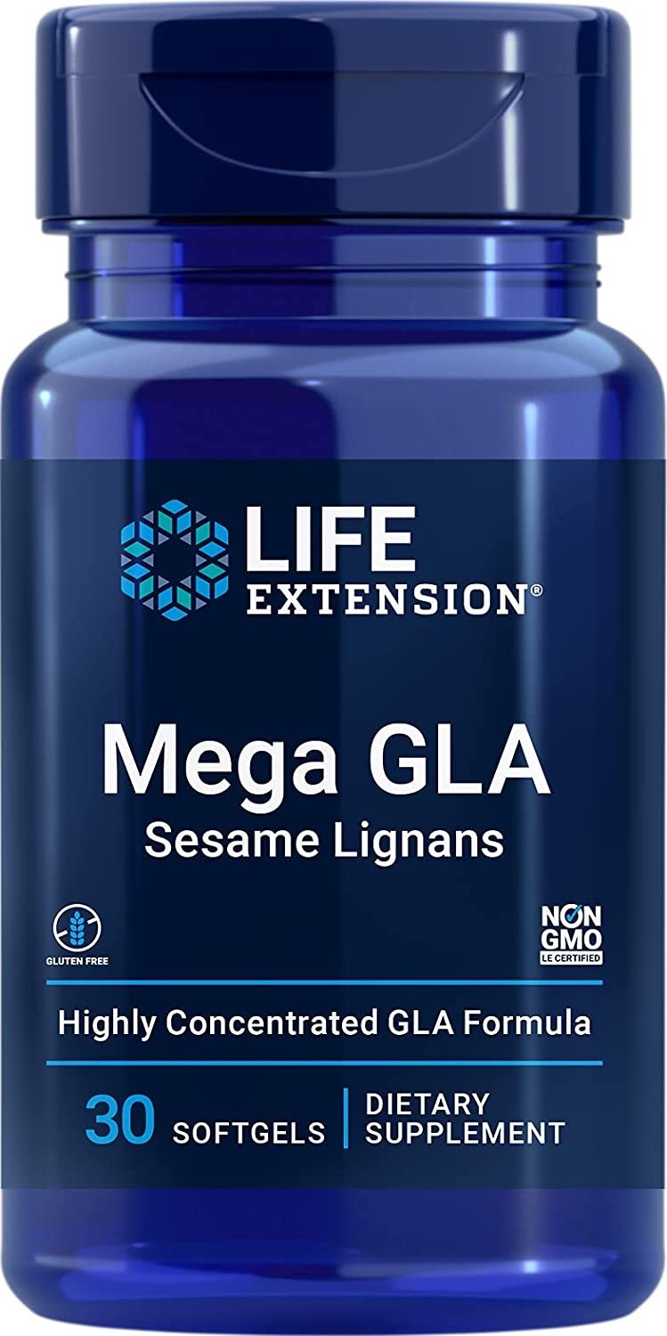 Life Extension Mega GLA seesamilignaanidega 30 kapslit