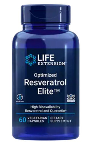 Life Extension Optimeeritud resveratrooli eliit 60 kapslit