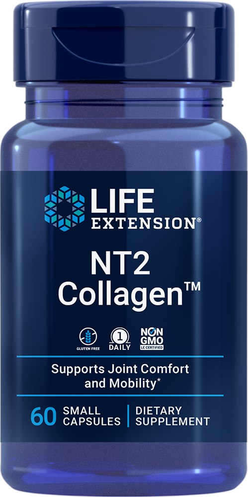 Life Extension NT2 kollageen – kollageen 40 mg 60 kapslit