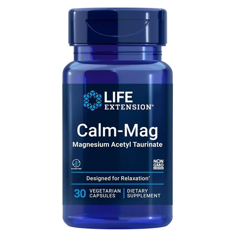 Life Extension Calm-Mag Magneesium ATA Mg 30 kapslit.