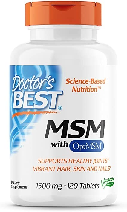 Doctor's Best MSM koos OptiMSM 120 tabletti