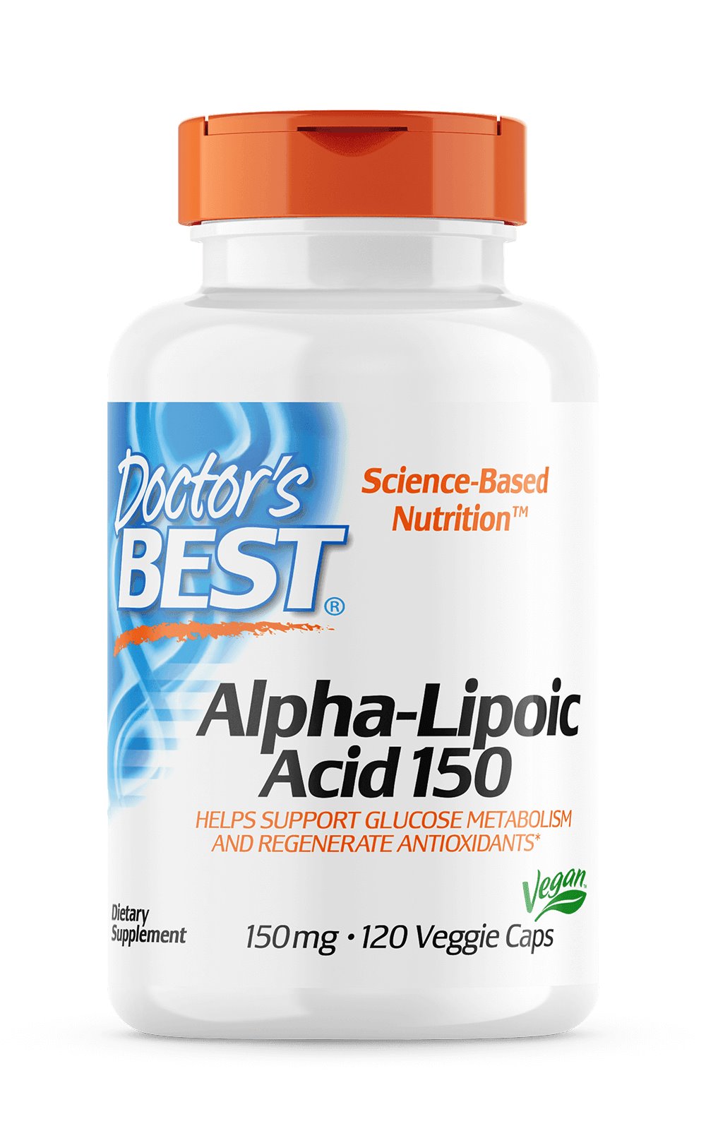 Doctor's Best ALA – alfa-lipoehape 150 mg 120 kapslit