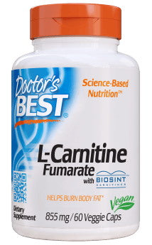 DOCTOR'S BEST L-karnitiinfumaraat - L-karnitiinfumaraat 855 mg 60 kapslit