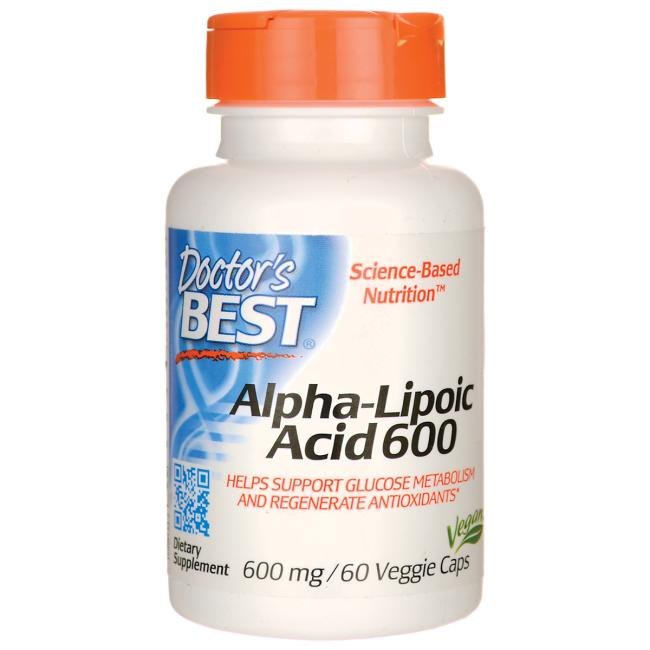 Geriausias ALA – alfa-lipoehape 600 mg 60 kapslit