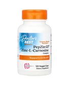 DOCTOR'S BEST PepZin Gl – tsink + L-karnosiin 120 kapslit